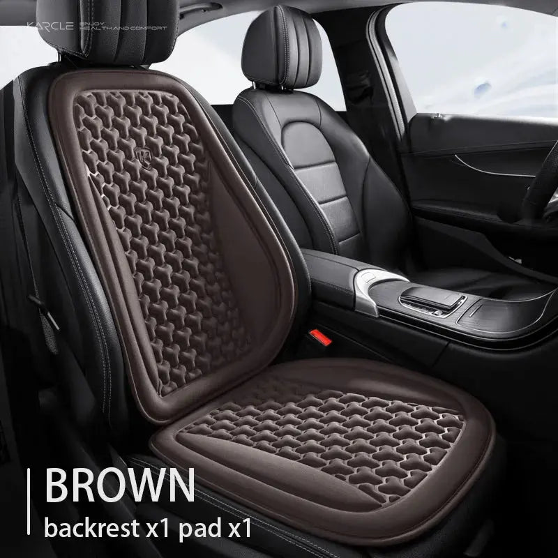 Karcle Car Seat Cover For Car Seats 3D Breathable Car Seat Protector Universal Auto Seat Cushion Convex Sweatproof Chair Mat Car Mobile World