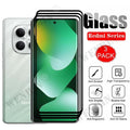 3 Pcs Tempered Glass For Redmi Note 15 / Note 15 Pro / Note 15 Pro Plus 4G 5G Curved Full Cover Screen Protector Car Mobile World