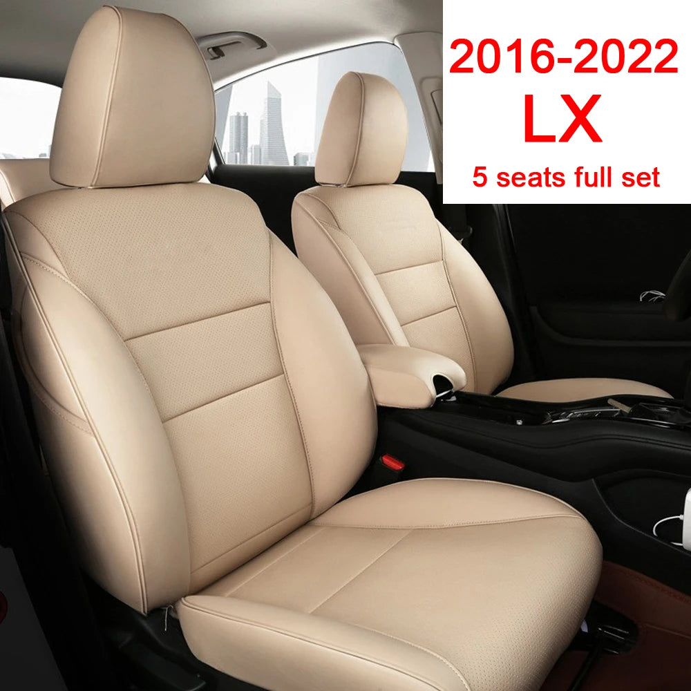 Car Special Seat Covers For Honda Vezel HRV XRV 2016 2017 2018 2019 2020 2021 2022 Car Seat Protective Cover Leather Cushion