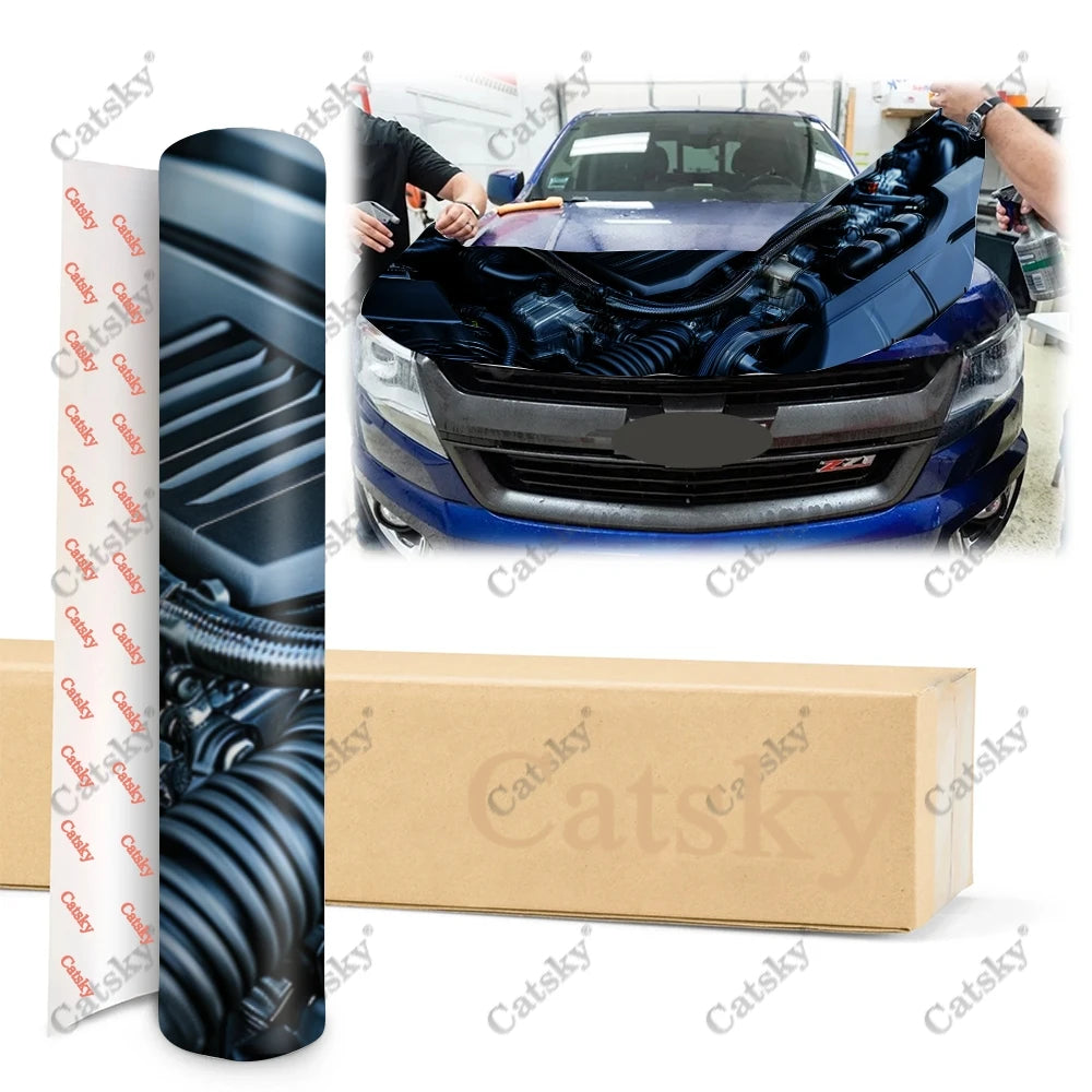 Car Hood Engine Art Car Hood Vinyl Stickers Wrap Vinyl Film Engine Cover Decals Sticker Universal Car Hood Protective Film