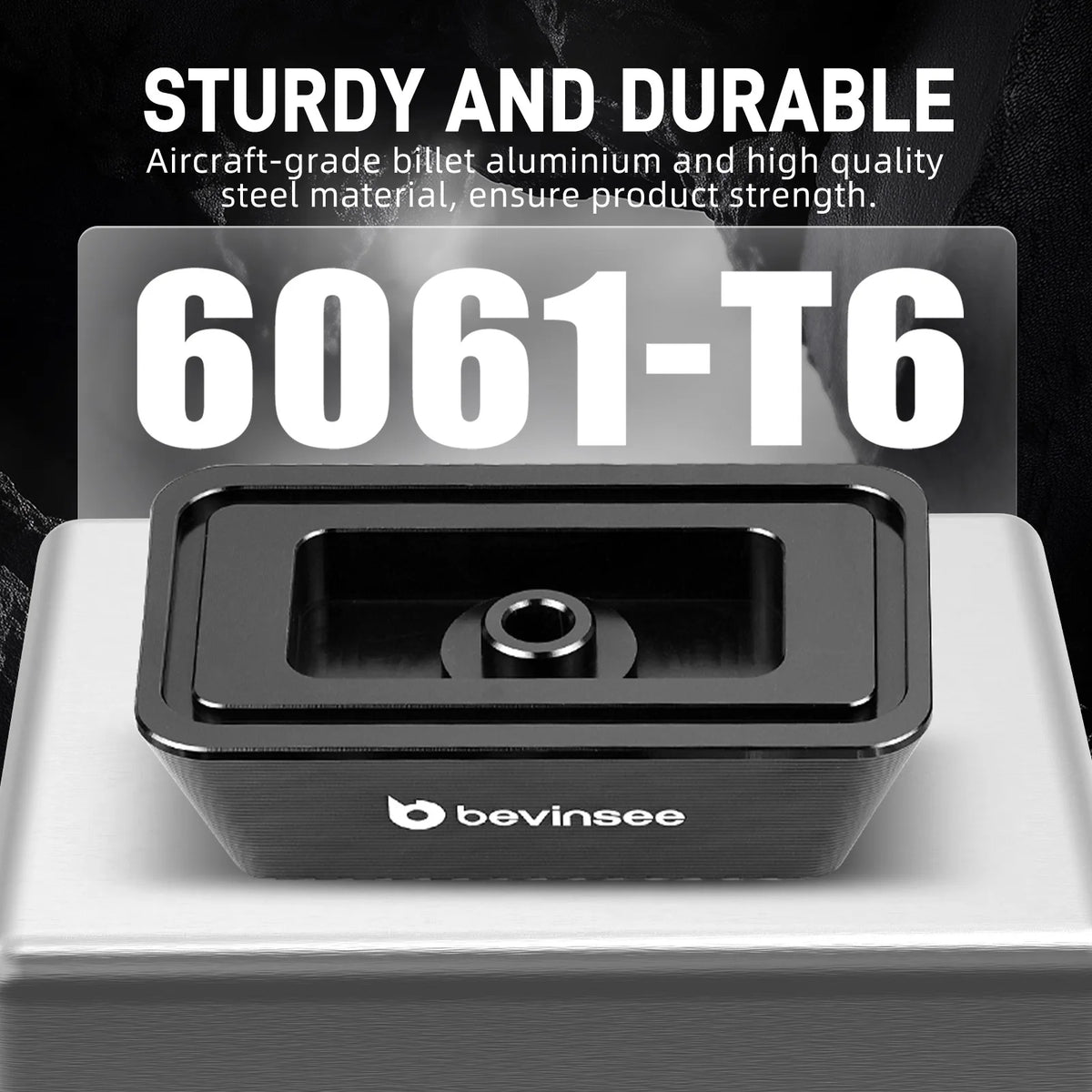 BEVINSEE Billet Aluminium Jack Pad Adapter for BMW E46 E83 E85 E86 E89 CNC Lift Jack Pad Replacement for 51718268885