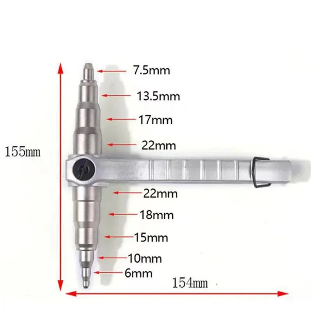 Copper Pipe Swaging & Expanding Hand Tool - Universal Tube Expander for Refrigeration, Plumbing, HVAC - Professional Grade CM World