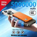 Wireless Magnetic 500000mAh Power Bank Fast Charging Portable PD22.5W External Battery for Magsafe for iPhone17 Samsung Xiaomi