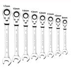 Dual Heads Dual Heads Ratchet Wrench Quick Release 72 Teeth Ratcheting Combination Wrenches Reversible Ratchet Spanner