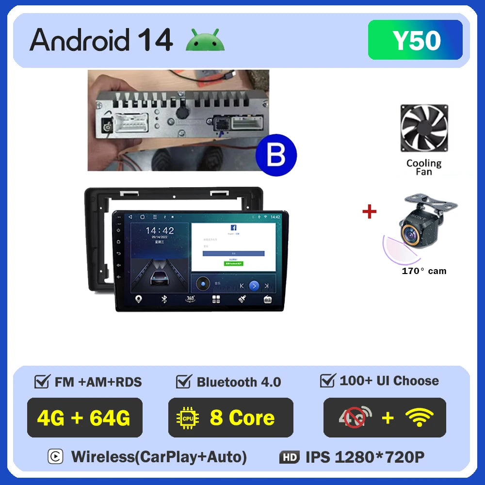 Android For Renault Trafic 2 For Opel Vivaro A For Nissan Primastar 2006 - 2014 Car Radio Stereo Multimedia Player Video wifi BT