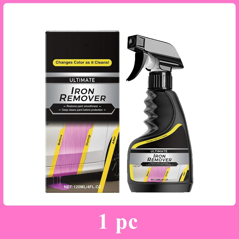 Car quick-care rust remover spray, car exhaust pipe rust remover, car wheel rim rust remover, metal powder cleaner CM World