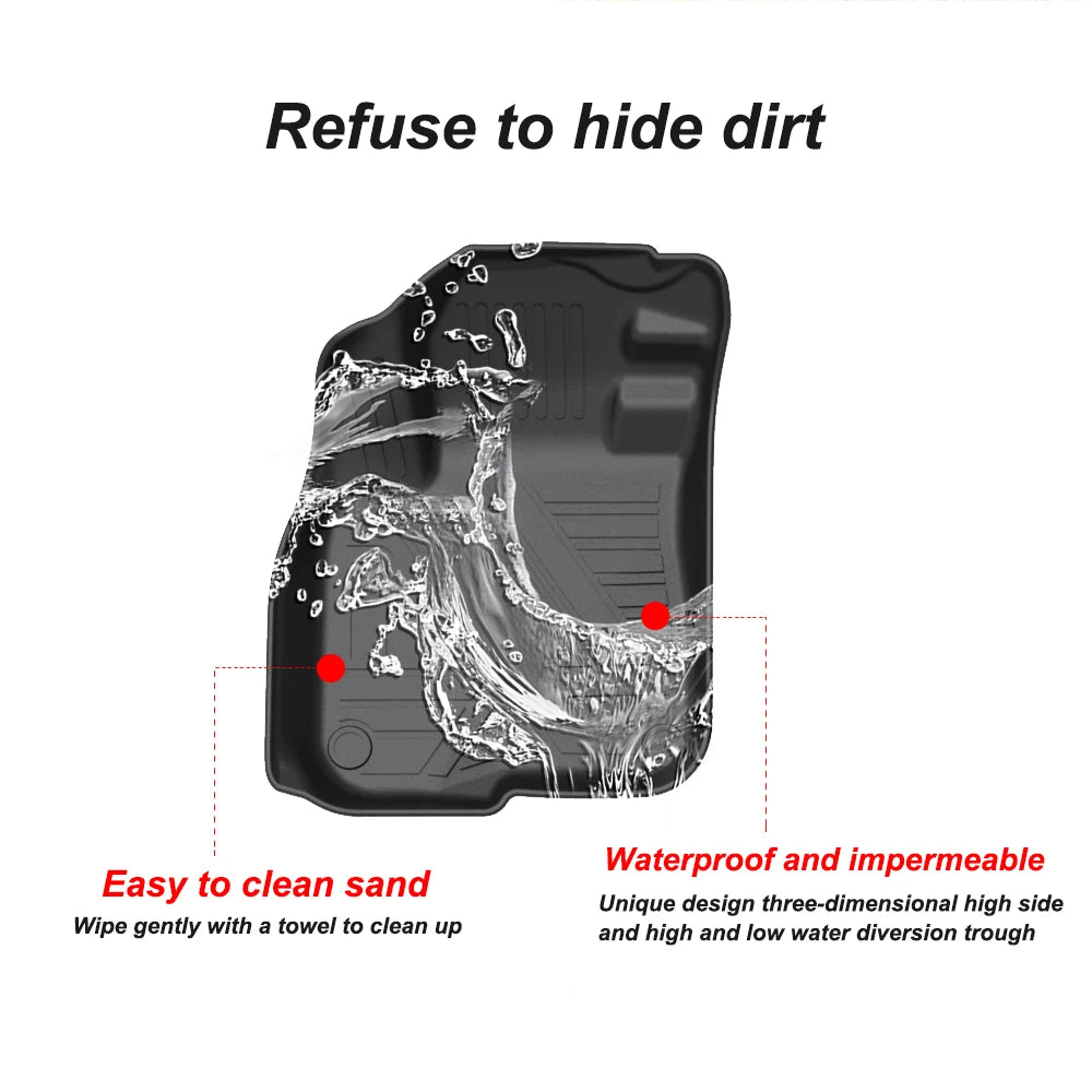 TPE Car Floor Mats for Honda CR-V 2017 -2019 2020 2021 2022 Waterproof Protective Rubber Car Pad Liner Auto Interior Accessories
