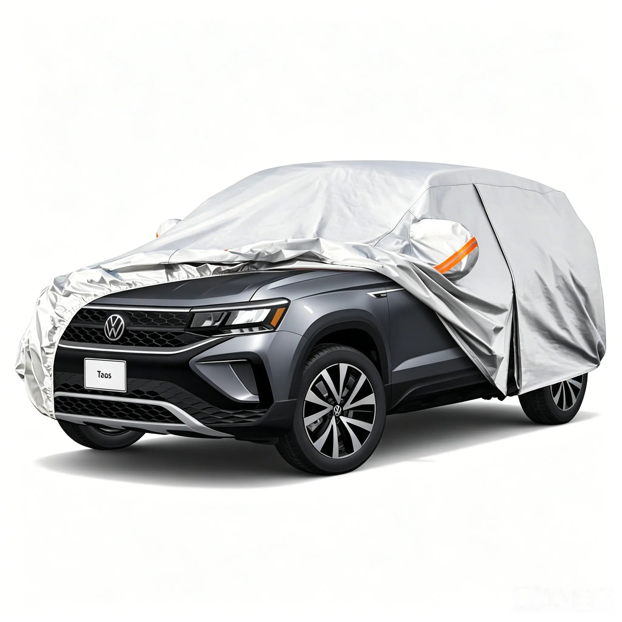 Kayme Car cover 6 Layer Heavy Duty Indoor Outdoor Waterproof Dustproof UV-protective Cover Fit for 181 x 72 x 67 inches Car Mobile World