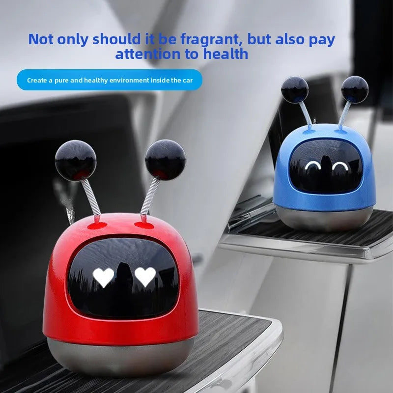 Car air purifier Car Aromatherapy Big Robot Car Perfume Long-lasting Light Fragrance Car Interior Supplies Ornaments 1PC Car Mobile World