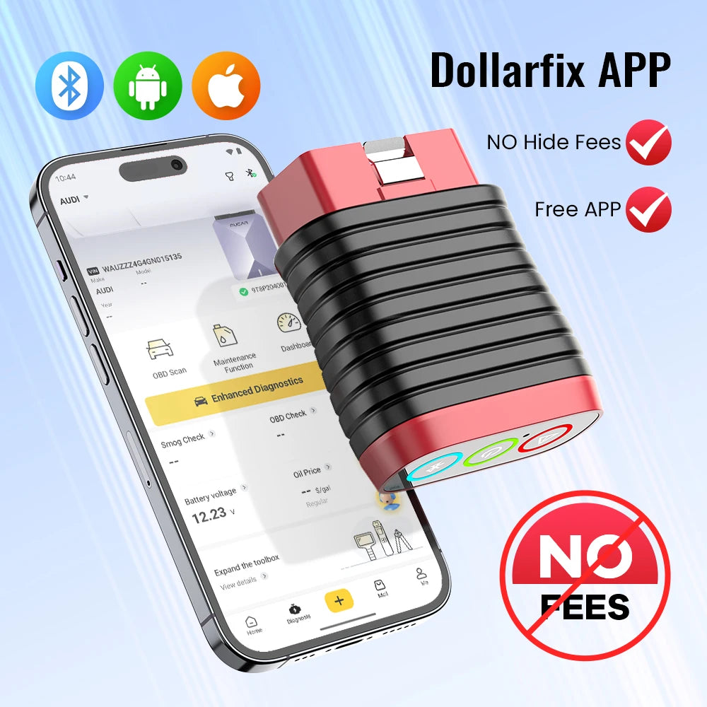 Lifetime Free Update THINKCAR BD6 obd2 Scanner Bluetooth,  All System Diagnostic Tool 5  Reset for 120 Car Brands iOS & Android Car Mobile World