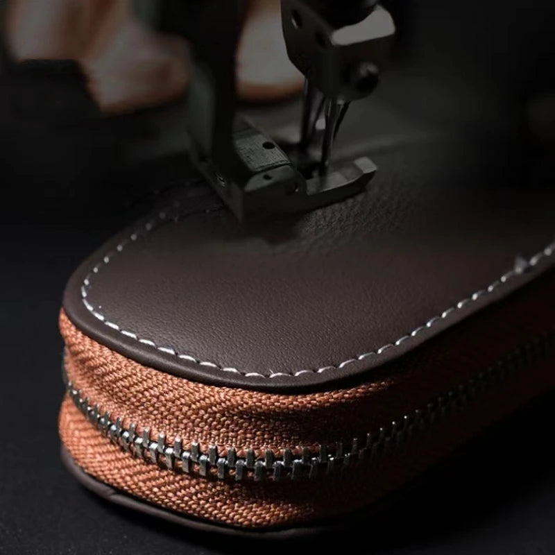 Leather Car Key Bag Vehicle Logo Keychain Case for Nissan Qashqai J11 J10 X-trail T32 Juke Altima Sentra Auto Accessories