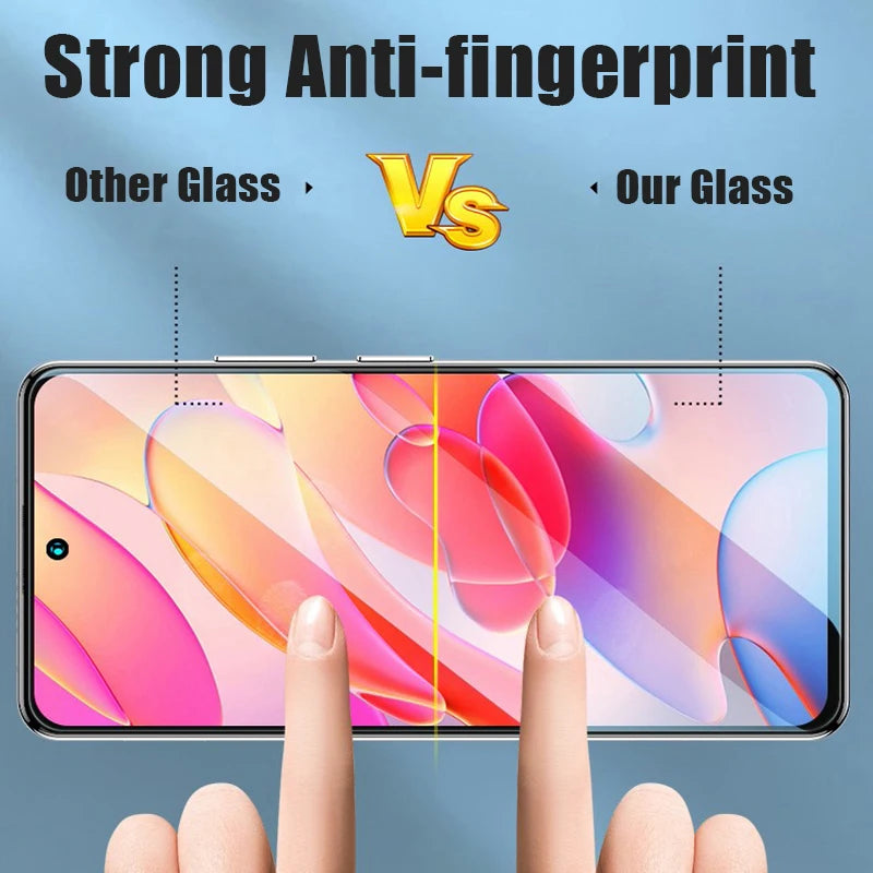 3PCS Protective Glass for Poco X3 X4 X5 X6 Pro NFC 5G M5S Film Screen Protector for Xiaomi Poco F3 F4 GT F2 Pro Tempered Glass
