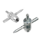 1Pc Silver Auto Tyre Valve Core Puller Repair Tools 4-in-1 Car Truck Tire Screwdriver Valve Stem Core Remover Installer Tool CM World