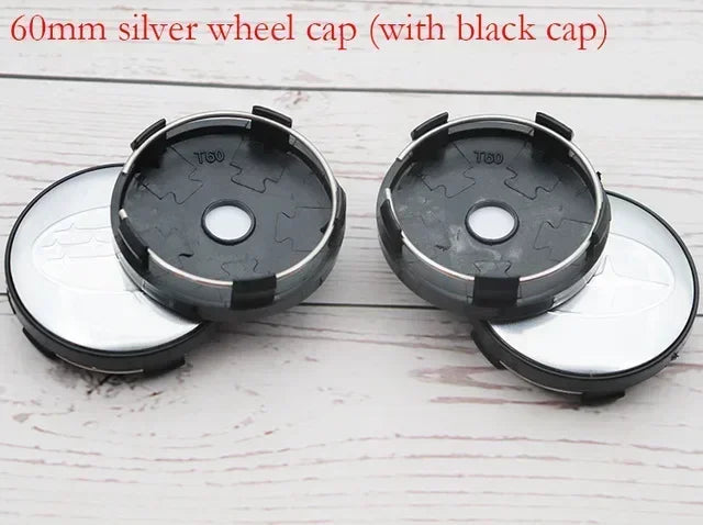 4pcs 60mm Car Wheel Center Caps for Subaru WRX BRZ DRL XV STI Outback Forester Impreza Tribeca Auto Wheel Hub Cover Decoration CM World