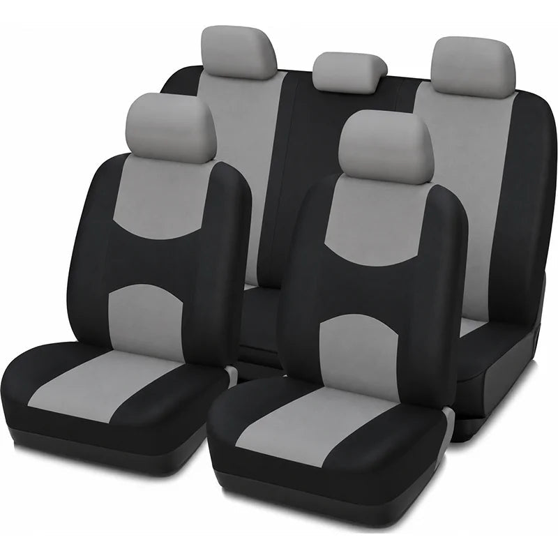 Full Interior Car Seat Cover for Universal Motors Fit Universal Automotive Seat Protector Cover Car Mobile World