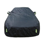 S-XXL Full Sedan Car Cover with Zipper, Waterproof UV Resistant Auto Protector Against Sun Rain Snow