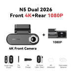 DDPAI N5 Dual Dash Cam 4K Front and Rear Dash Camera Car DVR NightVIS ADAS GPS Dashcam Vehicle AUTO Video Recorder Car Mobile World