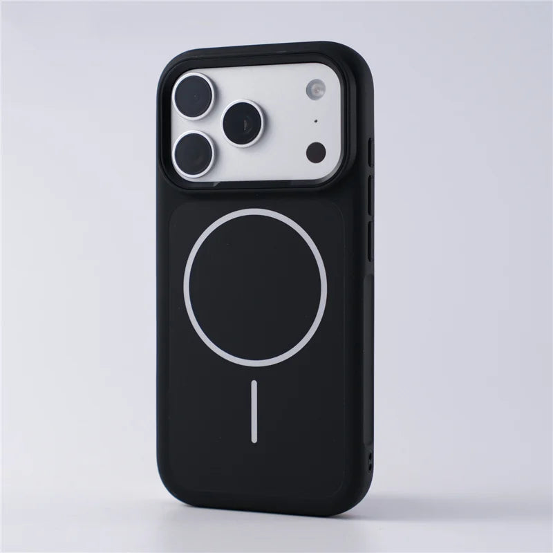 Original Double Color for Magsafe Case For iPhone 17Air 17Pro 17Pro Max Matte Magnetic Wireless Charge Hard Protective Cover Car Mobile World