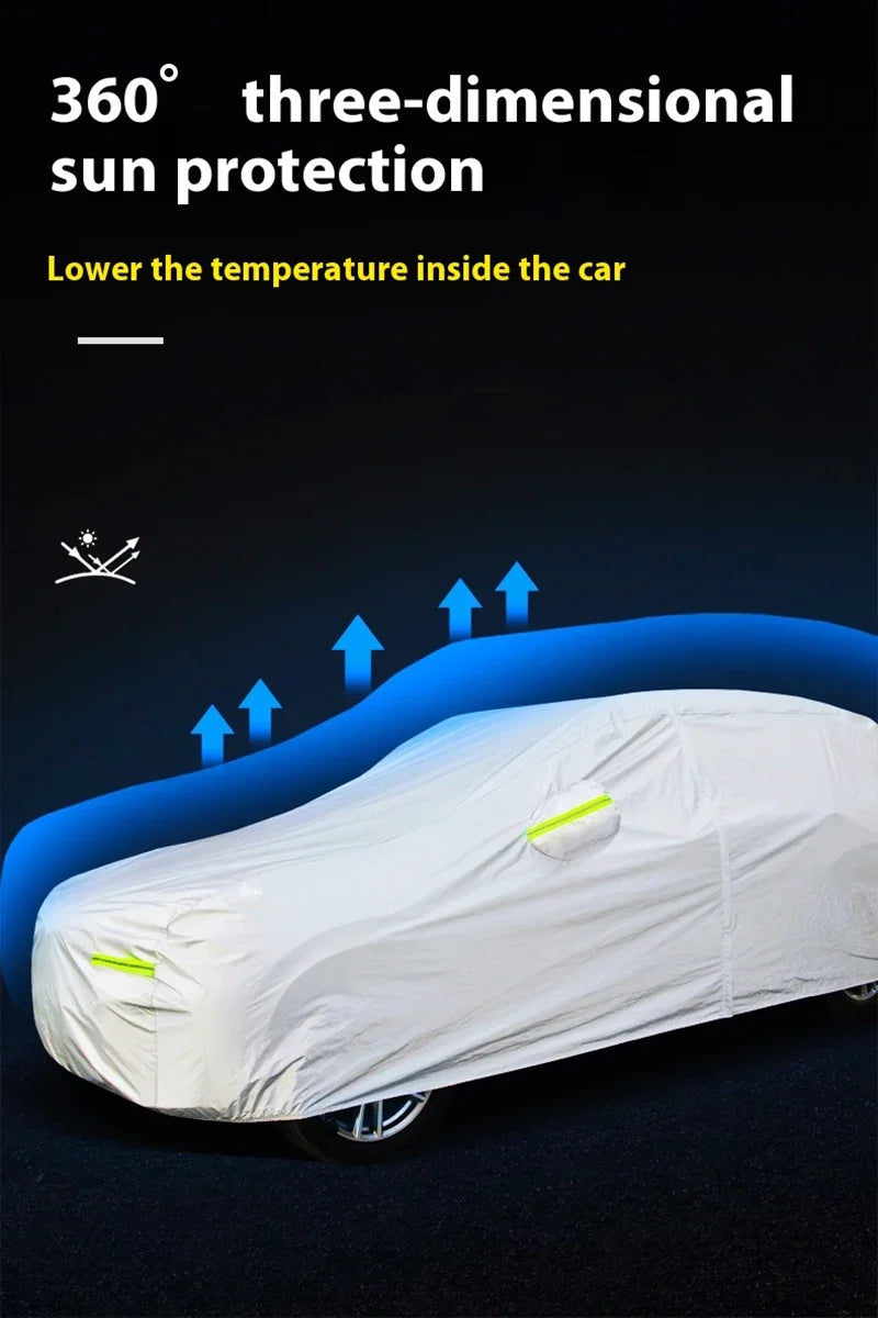 For Ford Flex 2009-2019 Outdoor Protection Covers Snow Sunshade Waterproof Dustproof Exterior UV Car Accessories