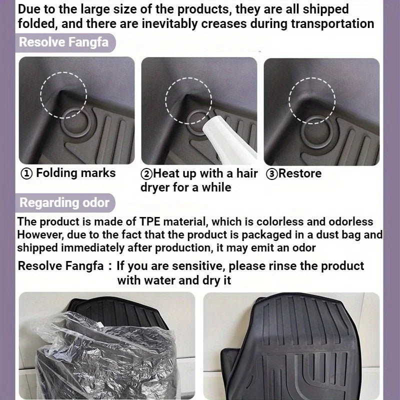 Easy to Clean, All-Weather Use - for Suzuki Jimny 5-Door Car Floor Mats Carpet Automatic Transmission 2024 2025 JB64 JB74