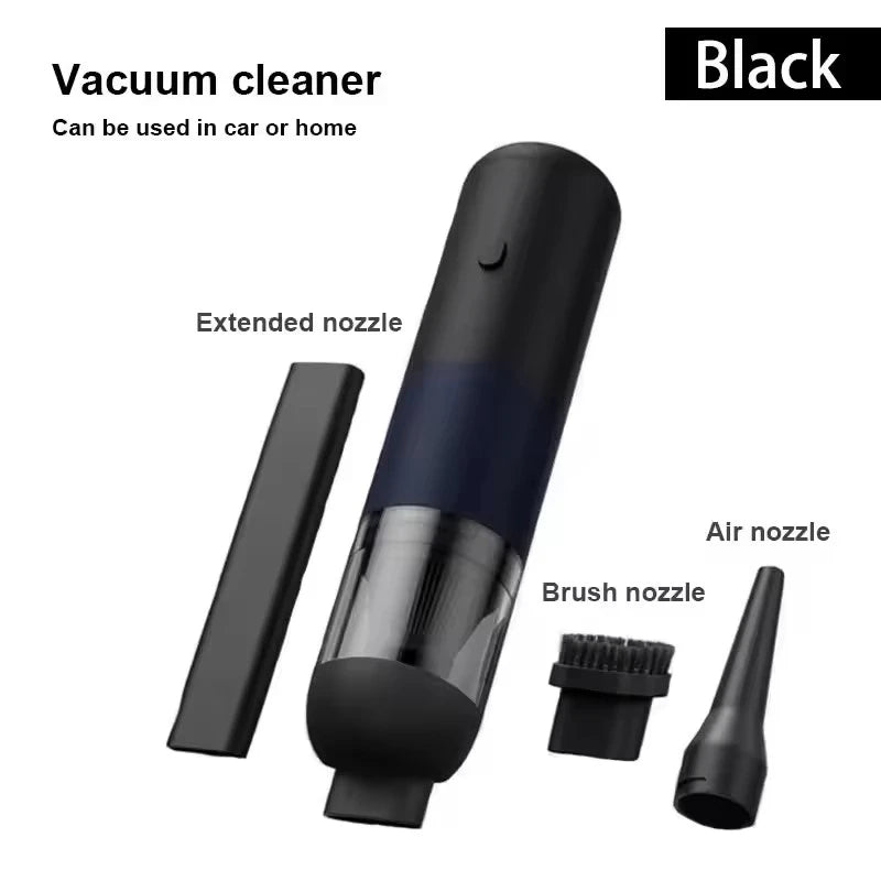 Handheld Vacuum Portable Auto Vacuum Cleaner Mini Wireless Car Vacuum Cleaner Dust Buster Rechargeable for Car Home Office Car Mobile World
