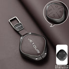 Zinc Alloy Car Key Case Fob for Chery Jetour Dashing IDM I-DM X-1 Plus DTC 2022 2025 Keychain Remote Cover Bag Shell Accessories