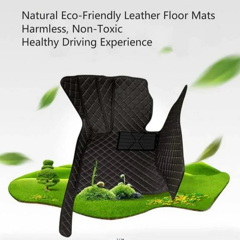 Custom Car Floor Mats For MG S6 EV 2026 Full Coverage Waterproof Anti‑Slip LHD RHD Interior Leather Auto Interior Foot Carpets