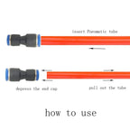 10PCS Pneumatic Fittings Quick Air Connector Hose Fitting Plastic PU PG 4mm 6mm 8mm 10mm 12mm Push Into Tube Pluglug