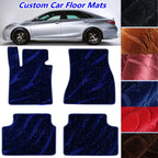 For BMW 5GT Gran Turismo F07 2009-2017 Auto Carpets 4PCS Starry Sky Blanket Custom Car Floor Mats Accessorie liners