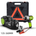 12V Electric Car Jack 5 Ton 4 in 1 Electric Hydraulic Jack 155-530mm Lifting Jack With Impact Wrench Compressor LED Light