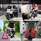 Car Jack 08T 1T 2T Portable Scissor Jack Hand Cranked Labor Saving For Tire Change Vehicle Repair Car SUV Van Lifting Tool CM World