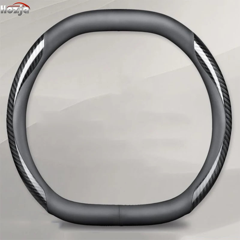 11colors D-shaped Car Steering Wheel Cover for Lincoln Nautilus 2023 2024 2025 2026 Auto Interior Protection Accessories