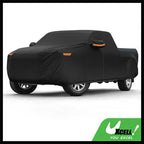 Motoforti Car Cover Waterproof All Weather Sun Rain Protection Full Exterior Cover for Dodge for Ram Black with Left Side Zipper Car Mobile World