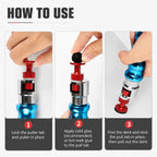 4Pcs Aluminum Alloy Car Dent Repair Reusable Pulling Tabs  Auto Body Dent Removal Accessories for Hail Damage Repair