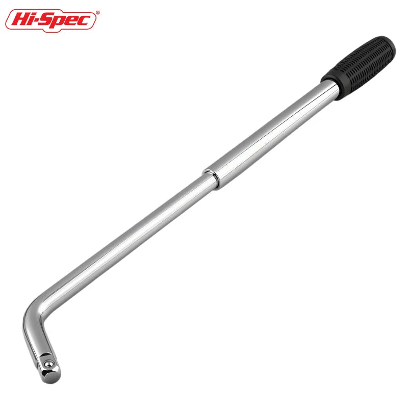 Hi-Spec 1/2'' L-TYPE Telescopic Tire Wrench Cr-v steel Socket Wrench Motorcycle tool Extendable Car Wheel Brace Wrench Hand Tool CM World