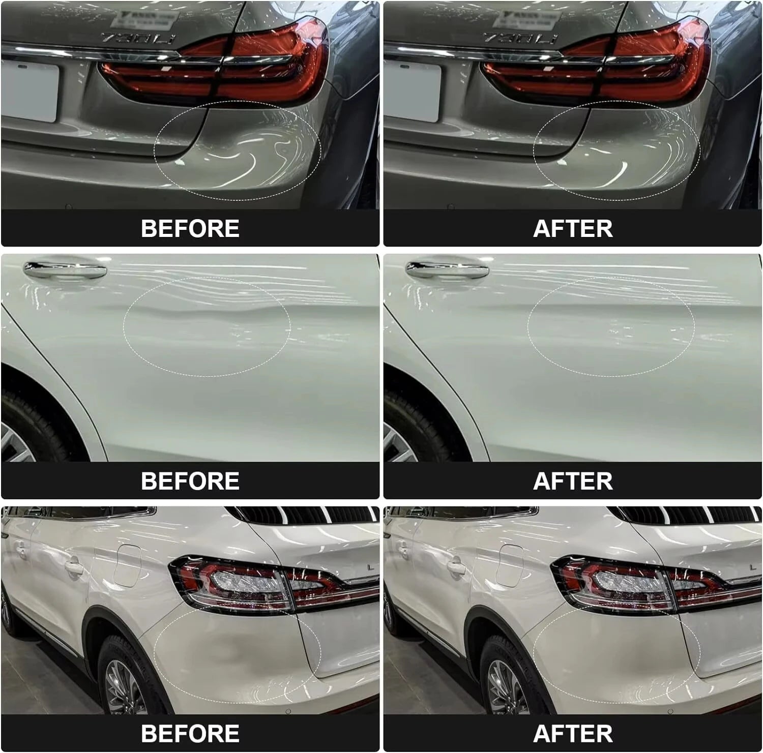 Super PDR Professional Dent Repair Tool Paint-free Dent Repair Tool Car Hail Dent Removal Kit Suction Cup Dent Puller Tool Set CM World