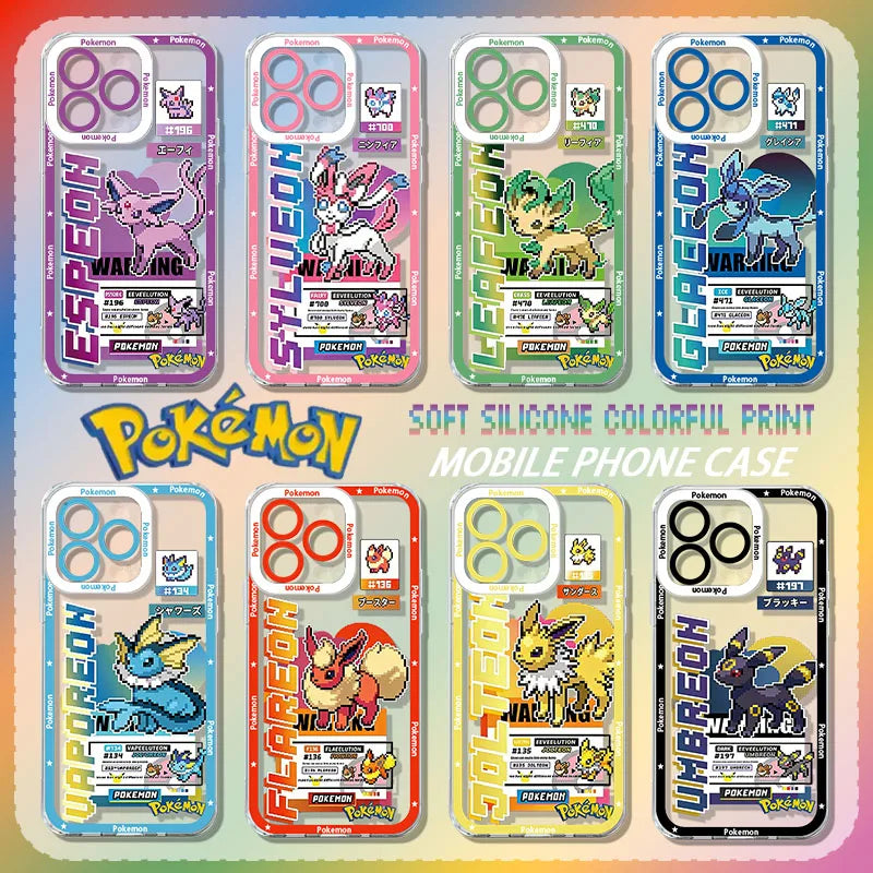 LEAFEON UMBREON SYLVEON Cute Case for Samsung Galaxy S26 Ultra S25 Edge S24 S23 S22 S21 FE Plus A57 A37 5G A07 A17 4G Back Cover