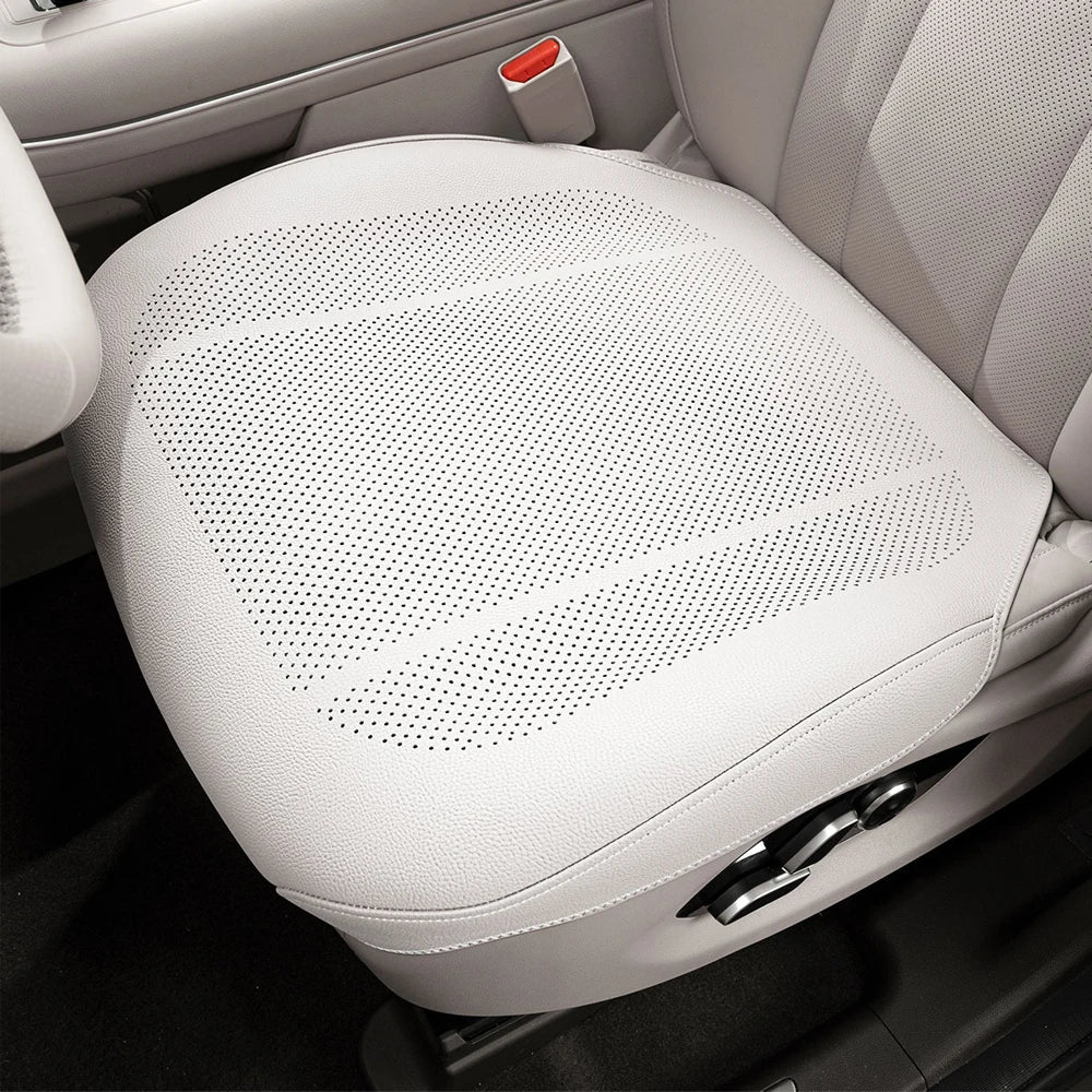 New Car Seat Cushion Leather Thin Breathable Hole Summer Car Interior Seat Cover Four Seasons Universal Automotive Parts Car Mobile World