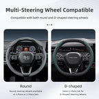 Suitable for Honda's Breathable Holes Leather Steering Wheel Cover Segmented Quick Release Design Non-Slip and Durable Civic Fit 8Th Gen 8 City Accord 9 10 Vezel Freed Breeze 7 Jade Shuttle Xrv Crosstour Insight Stream CM World