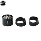 Auto Car Air Intake Turbine Refit Turbo Gas Fuel Oil Saver Fan Turbo Supercharger Turbine Fit for Air Intake Hose Dia 65-74mm CM World