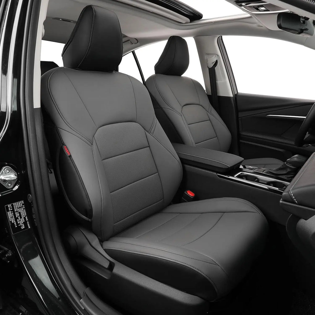 coverdream Camry Car Seat Covers Custom Fit for Toyota Camry Hybrid 2025 2026 SE/LE/XLE/XSE Waterproof Leather Car Seat Cover