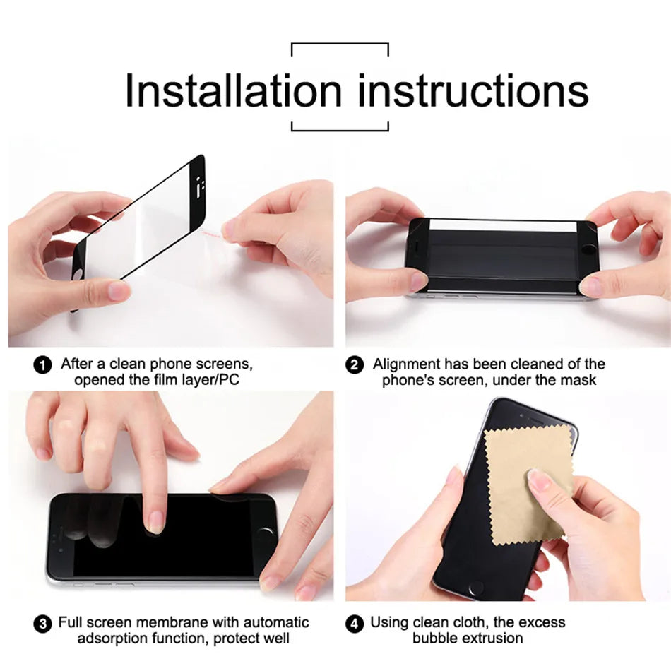 Fingerprint unlock For Honor Win Screen Protector 9H Clear tempered glass film with Soft fiber Camera film