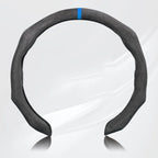5D Premium Sports Suede Car Steering Wheel Cover Breathable Universal Non-slip 15inch/38cm New Styling Booster Covers Auto Parts