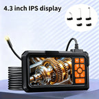 Industrial Endoscope Camera 4.3 "Single Lens 8mm HD 1080P Car/Pipe Inspection Borescope IP67 Waterproof Sewer Camera With 8 LEDS