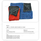 SEAMETAL Heavy-Duty Car Towel 1200GSM Super-Absorption Microfiber Drying Cloth Ultra-Soft Scratch-Free Car Detailing Towel CM World