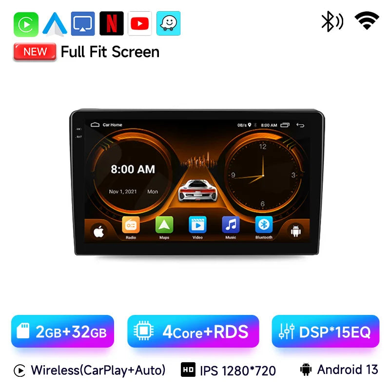 Car Radio 2 Din Stereo For Citroen Berlingo B9 Peugeot Partner 2008-2019 Android Auto Multimedia Player 4G WIFI Carplay GPS Navi CM World