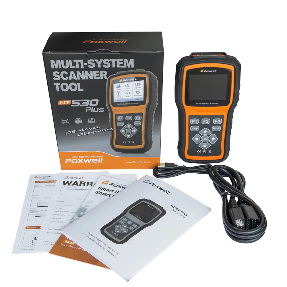 Foxwell NT530 PLUS WIFI Multi-System Scanner Universal Auto Diagnostic Tool for Chrysler Nissan Porsche BMW Benz GM PK NT680 Car Mobile World