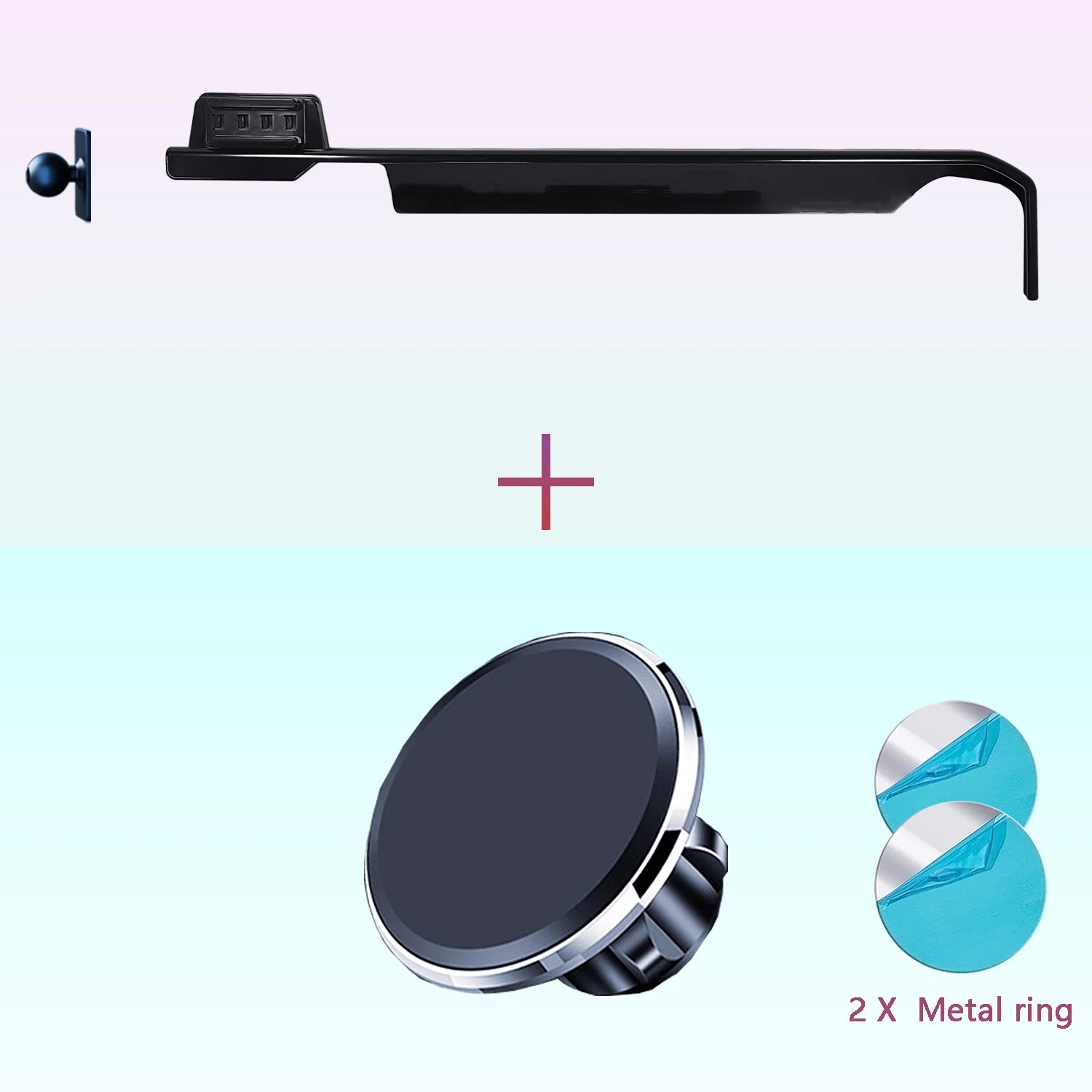 For Chevrolet Silverado 2022 2023 2024 Phone Holder Car Double Bracket Base Magnetic MagSafe Wireless Charging Car Phone Mount CM World