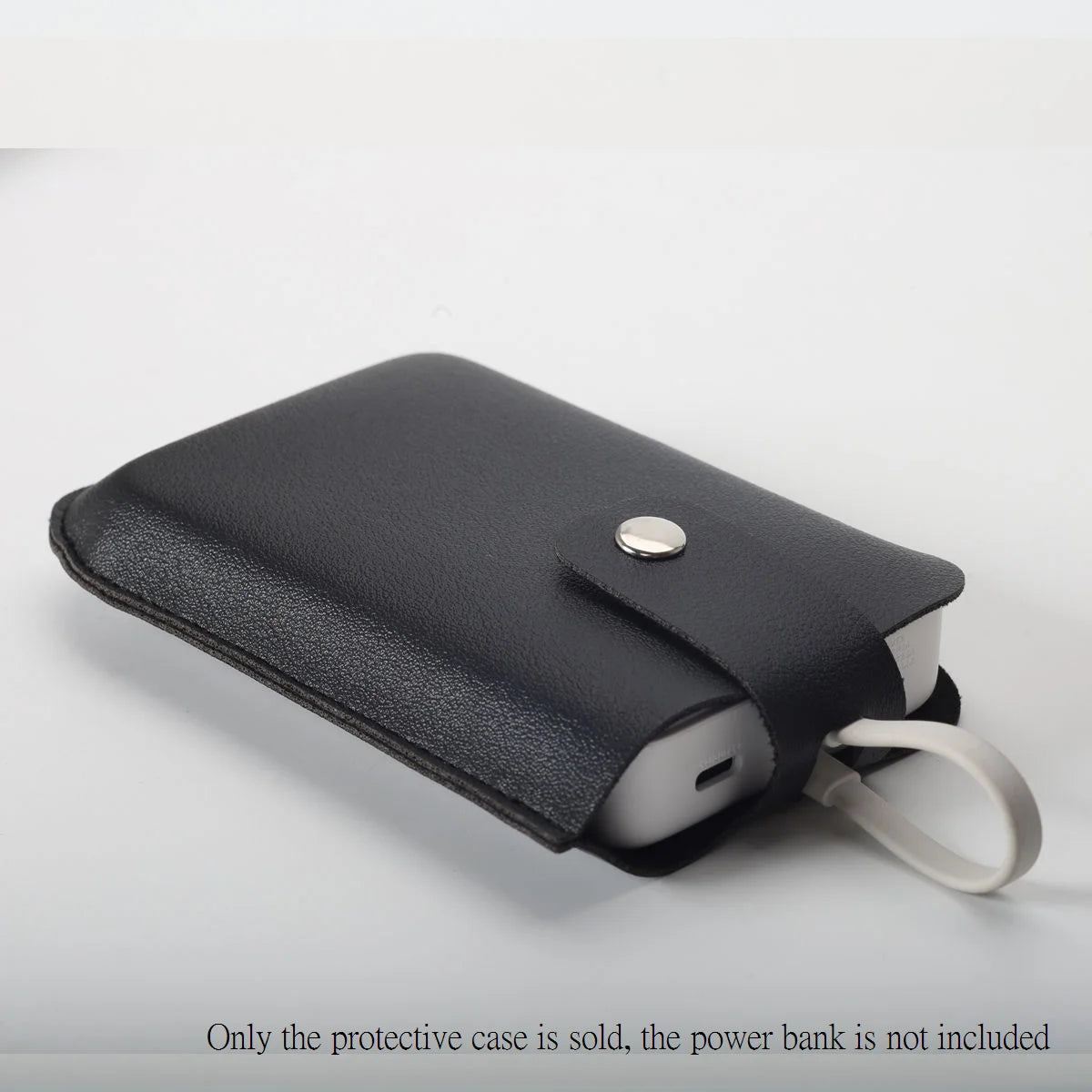 PU Leather Protective Case for Xiaomi Magnetic Power Bank 10000mAh 33W Dustproof Cover WPB1007MI External Battery Bag for Travel