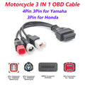 OBD2 Scanner Fault Code Reader JFIND JF700 Car Motorcycle OBDII Diagnostic Tools Voltage Charging Test for Yamaha Honda ELM327 Car Mobile World